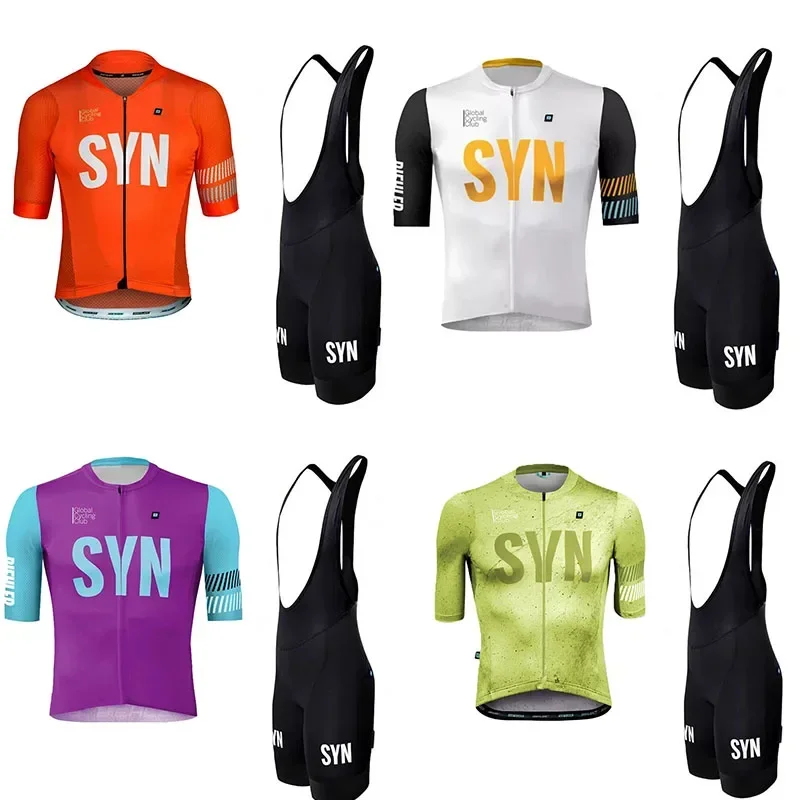 Cycling Commuter Trousers - SYN เสื้อปั่นจักรยานสำหรับผู้ชาย เสื้อเจอร์ซีย์ฤดูร้อน เสื้อปั่นจักรยานแบบมีสายรัดไหล่ ระบายอากาศ แห้งเร็ว
